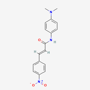 N-[4-(dimethylamino)phenyl]-3-(4-nitrophenyl)acrylamide