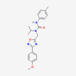 N-isopropyl-N-{[3-(4-methoxyphenyl)-1,2,4-oxadiazol-5-yl]methyl}-N'-(4-methylphenyl)urea