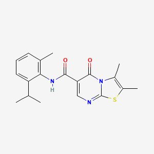 N-(2-isopropyl-6-methylphenyl)-2,3-dimethyl-5-oxo-5H-[1,3]thiazolo[3,2-a]pyrimidine-6-carboxamide