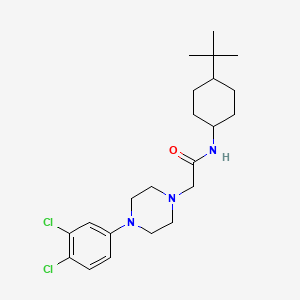 N-(4-tert-butylcyclohexyl)-2-[4-(3,4-dichlorophenyl)-1-piperazinyl]acetamide