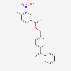 4-benzoylbenzyl 4-methyl-3-nitrobenzoate