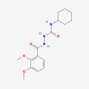 N-cyclohexyl-2-(2,3-dimethoxybenzoyl)hydrazinecarboxamide