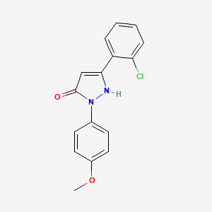 3-(2-chlorophenyl)-1-(4-methoxyphenyl)-1H-pyrazol-5-ol