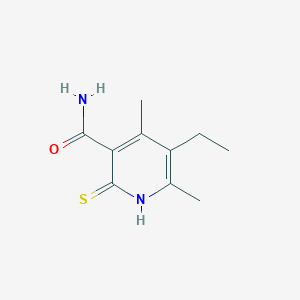 5-ethyl-4,6-dimethyl-2-thioxo-1,2-dihydro-3-pyridinecarboxamide