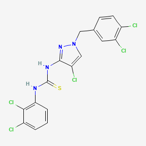 N-[4-chloro-1-(3,4-dichlorobenzyl)-1H-pyrazol-3-yl]-N'-(2,3-dichlorophenyl)thiourea