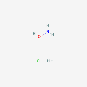 molecular formula NH2OH.HCl<br>ClH4NO B046587 盐酸羟胺 CAS No. 5470-11-1