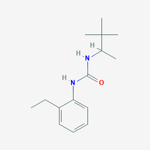 molecular formula C15H24N2O B4658734 N-(2-ethylphenyl)-N'-(1,2,2-trimethylpropyl)urea 