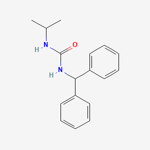 molecular formula C17H20N2O B4658741 N-(diphenylmethyl)-N'-isopropylurea 