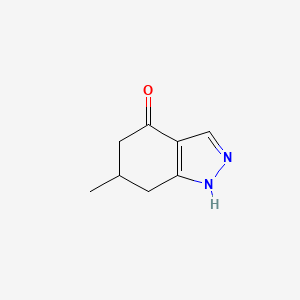 6-methyl-1,5,6,7-tetrahydro-4H-indazol-4-one