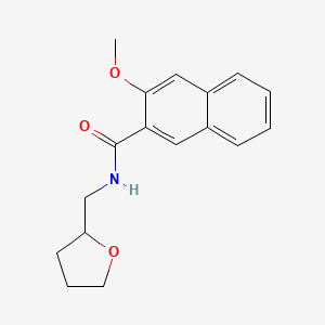 3-methoxy-N-(tetrahydro-2-furanylmethyl)-2-naphthamide