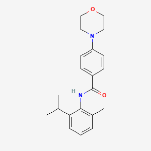 N-(2-isopropyl-6-methylphenyl)-4-(4-morpholinyl)benzamide