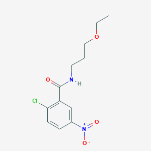 2-chloro-N-(3-ethoxypropyl)-5-nitrobenzamide