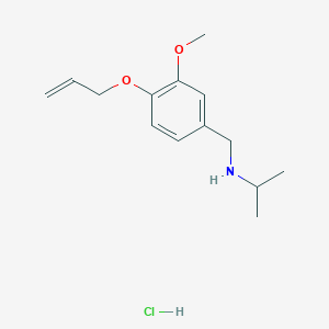 N-[4-(allyloxy)-3-methoxybenzyl]propan-2-amine hydrochloride