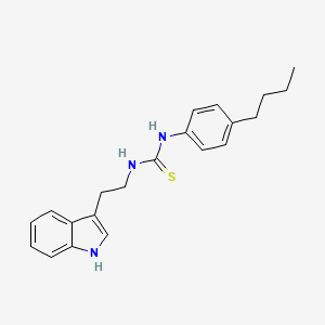 1-(4-butylphenyl)-3-[2-(1H-indol-3-yl)ethyl]thiourea