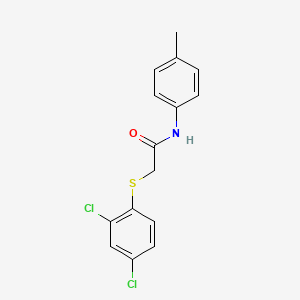 2-[(2,4-dichlorophenyl)thio]-N-(4-methylphenyl)acetamide