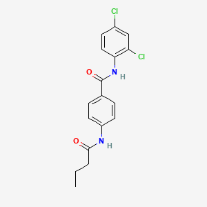 4-(butanoylamino)-N-(2,4-dichlorophenyl)benzamide