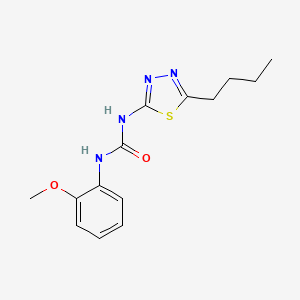 N-(5-butyl-1,3,4-thiadiazol-2-yl)-N'-(2-methoxyphenyl)urea