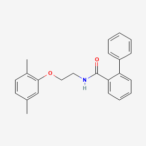 N-[2-(2,5-dimethylphenoxy)ethyl]-2-biphenylcarboxamide