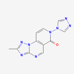 2-methyl-7-(4H-1,2,4-triazol-4-yl)pyrido[3,4-e][1,2,4]triazolo[1,5-a]pyrimidin-6(7H)-one