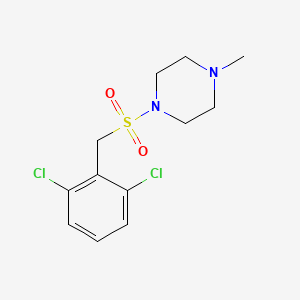 1-[(2,6-dichlorobenzyl)sulfonyl]-4-methylpiperazine