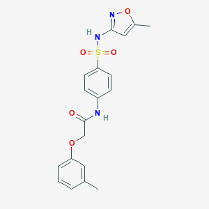 N-(4-{[(5-methyl-3-isoxazolyl)amino]sulfonyl}phenyl)-2-(3-methylphenoxy)acetamide