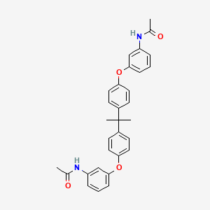 molecular formula C31H30N2O4 B4659855 N,N'-[2,2-propanediylbis(4,1-phenyleneoxy-3,1-phenylene)]diacetamide 