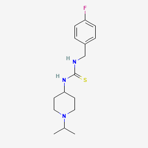 N-(4-fluorobenzyl)-N'-(1-isopropyl-4-piperidinyl)thiourea