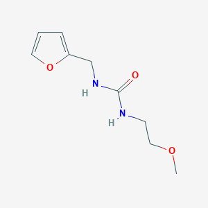 molecular formula C9H14N2O3 B4660141 N-(2-furylmethyl)-N'-(2-methoxyethyl)urea 