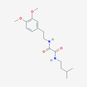 N-[2-(3,4-dimethoxyphenyl)ethyl]-N'-(3-methylbutyl)ethanediamide