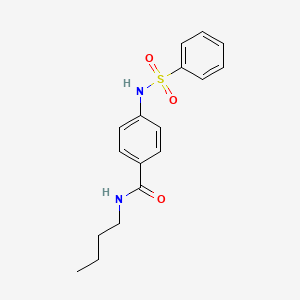 N-butyl-4-[(phenylsulfonyl)amino]benzamide