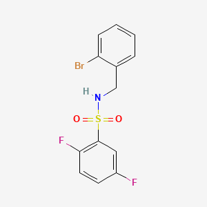 N-(2-bromobenzyl)-2,5-difluorobenzenesulfonamide