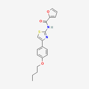 N-[4-(4-butoxyphenyl)-1,3-thiazol-2-yl]furan-2-carboxamide