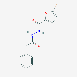 molecular formula C13H11BrN2O3 B466035 5-bromo-N'-(phenylacetyl)-2-furohydrazide CAS No. 356094-83-2