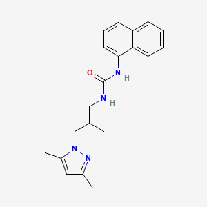 N-[3-(3,5-DIMETHYL-1H-PYRAZOL-1-YL)-2-METHYLPROPYL]-N'-(1-NAPHTHYL)UREA