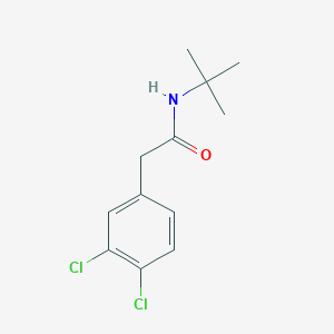 molecular formula C12H15Cl2NO B4660396 N-(叔丁基)-2-(3,4-二氯苯基)乙酰胺 