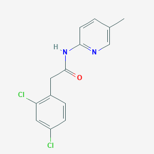 2-(2,4-dichlorophenyl)-N-(5-methyl-2-pyridinyl)acetamide