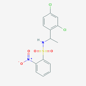 N-[1-(2,4-dichlorophenyl)ethyl]-2-nitrobenzenesulfonamide