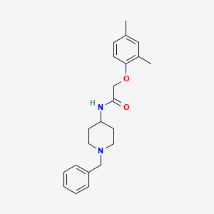 N-(1-benzyl-4-piperidinyl)-2-(2,4-dimethylphenoxy)acetamide