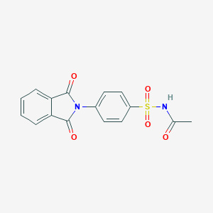 N-[4-(1,3-dioxoisoindol-2-yl)phenyl]sulfonylacetamide
