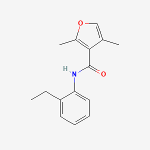 molecular formula C15H17NO2 B4660556 N-(2-ethylphenyl)-2,4-dimethylfuran-3-carboxamide CAS No. 54110-37-1