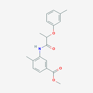 methyl 4-methyl-3-{[2-(3-methylphenoxy)propanoyl]amino}benzoate