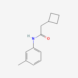 2-cyclobutyl-N-(3-methylphenyl)acetamide