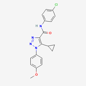 N-(4-chlorophenyl)-5-cyclopropyl-1-(4-methoxyphenyl)-1H-1,2,3-triazole-4-carboxamide