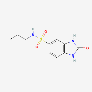 2-OXO-N-PROPYL-2,3-DIHYDRO-1H-1,3-BENZODIAZOLE-5-SULFONAMIDE