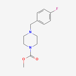 methyl 4-(4-fluorobenzyl)-1-piperazinecarboxylate