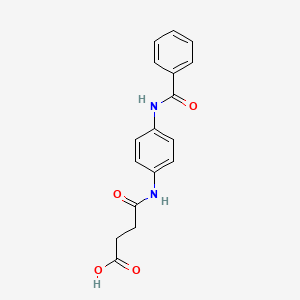 4-{[4-(benzoylamino)phenyl]amino}-4-oxobutanoic acid