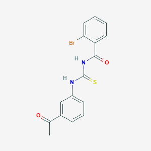 N-[(3-acetylphenyl)carbamothioyl]-2-bromobenzamide