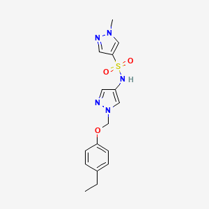 N~4~-{1-[(4-ETHYLPHENOXY)METHYL]-1H-PYRAZOL-4-YL}-1-METHYL-1H-PYRAZOLE-4-SULFONAMIDE