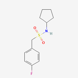 N-cyclopentyl-1-(4-fluorophenyl)methanesulfonamide