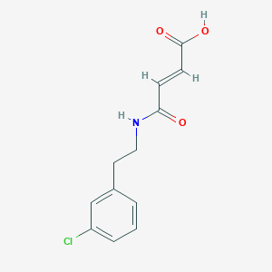 4-{[2-(3-chlorophenyl)ethyl]amino}-4-oxo-2-butenoic acid